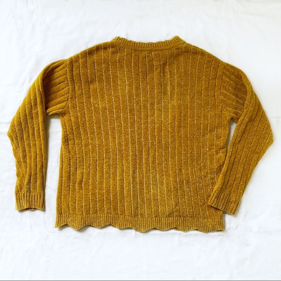 Ava & Viv Chenille Long Sleeve Ribbed Sweater - Picture 7 of 7